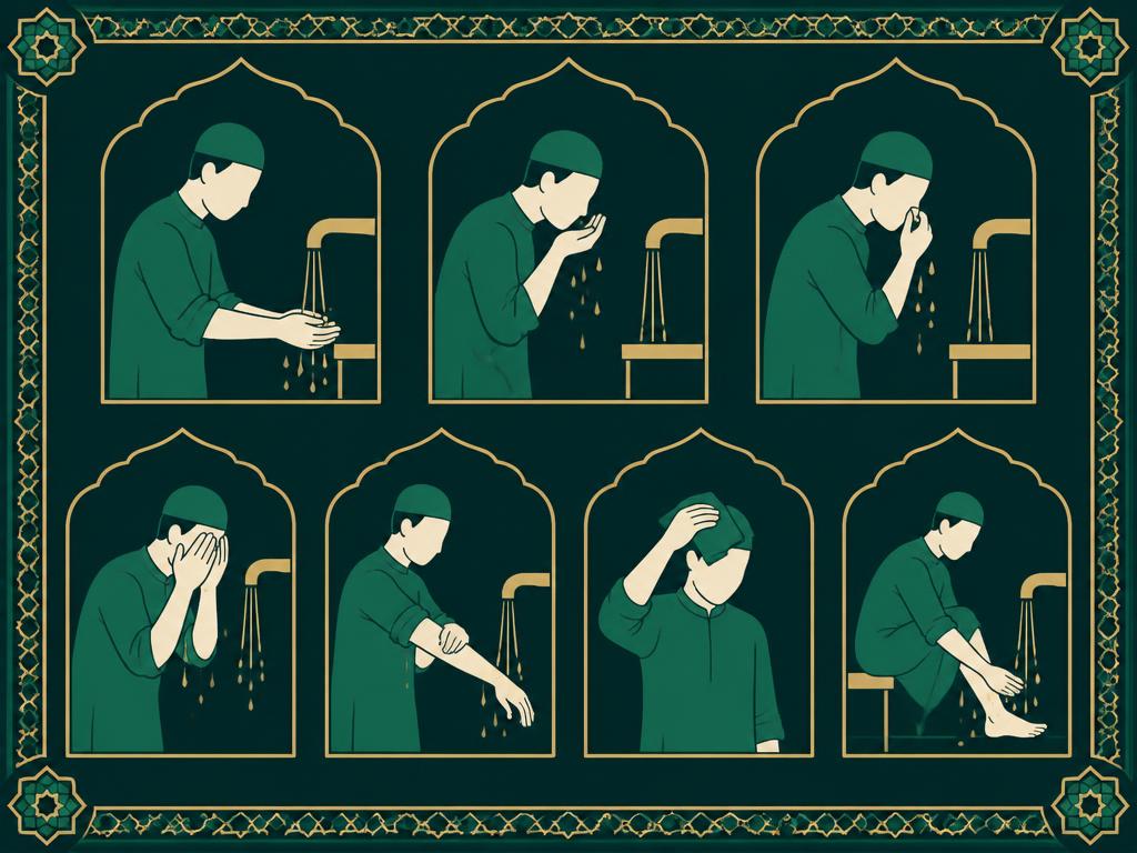 Stappen van de wudu
